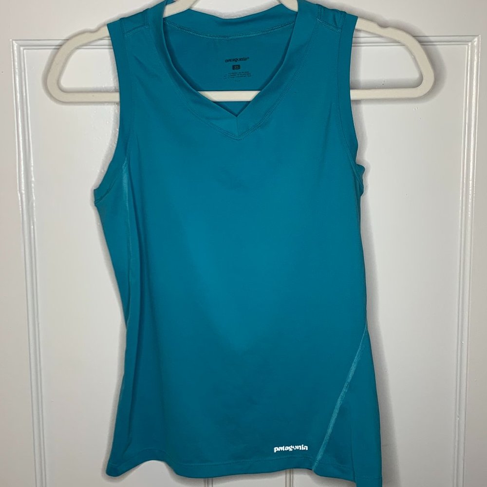 Patagonia Tank Top - Teal/Blue, Size XS